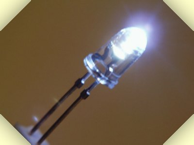 a light emitting diode (LED) can emit infrared, visible light of almost any colour or near ultraviolet