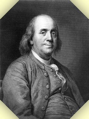 around 1750 Benjamin Franklin defined the flow direction of an electric current