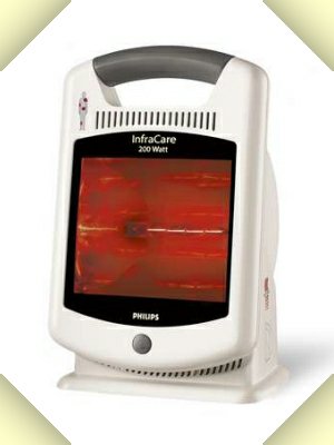 the Philips InfraCare HP3621 heat lamp was a tabletop infrared device for therapeutic applications